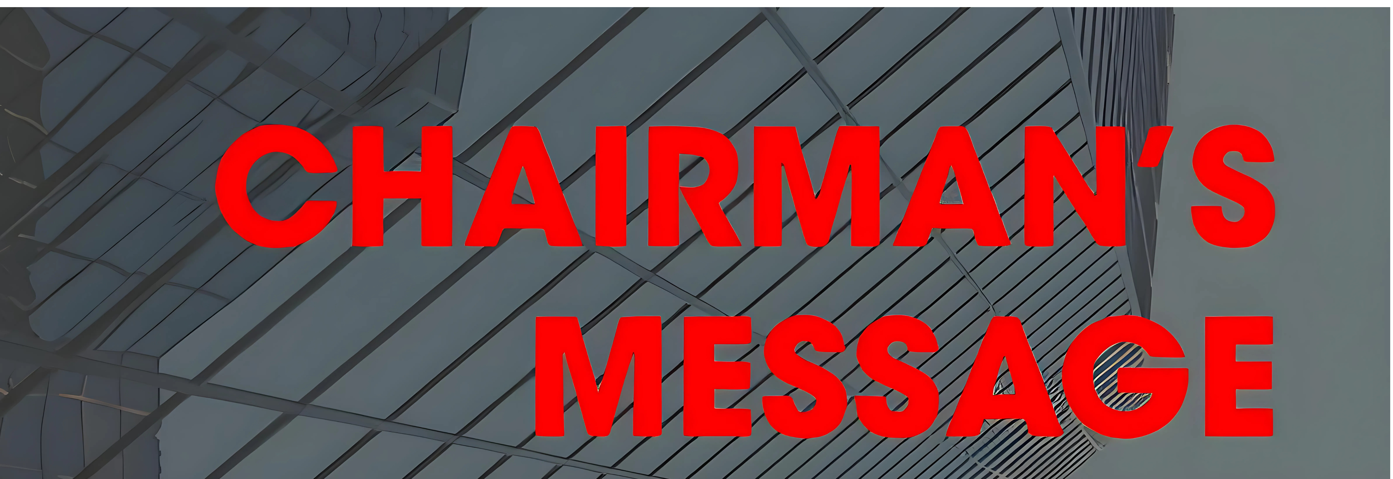 Chairman's Message